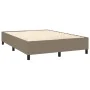 Boxspringbett mit taupegrauer Stoffmatratze 140x200 cm von , Betten und Lattenroste - Ref: Foro24-3128209, Preis: 601,59 €, R...