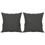 Decorative cushions 2 pcs dark gray microfiber fabric 40x40 cm by , Cushions - Ref: Foro24-349497, Price: 18,89 €, Discount: %