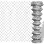 Galvanized silver metal wire mesh fence 25x1 m by vidaXL, fence panels - Ref: Foro24-141491, Price: 111,04 €, Discount: %