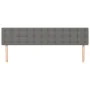 Headboards 2 units of dark gray fabric 100x5x78/88 cm by , Headboards and footboards - Ref: Foro24-346517, Price: 60,57 €, Di...