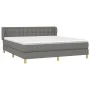 Boxspringbett mit dunkelgrauer Stoffmatratze 160x200 cm von , Betten und Lattenroste - Ref: Foro24-3127134, Preis: 494,56 €, ...