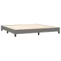 Boxspringbett mit dunkelgrauer Stoffmatratze 200x200 cm von , Betten und Lattenroste - Ref: Foro24-3140402, Preis: 601,73 €, ...