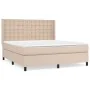 Boxspringbett mit Cappuccino-Kunstledermatratze 180x200cm von , Betten und Lattenroste - Ref: Foro24-3132518, Preis: 687,41 €...