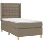 Boxspringbett mit taupegrauer Stoffmatratze 90x200 cm von , Betten und Lattenroste - Ref: Foro24-3132285, Preis: 388,91 €, Ra...