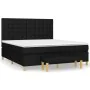 Boxspringbett mit schwarzer Stoffmatratze 160x200 cm von , Betten und Lattenroste - Ref: Foro24-3137487, Preis: 590,04 €, Rab...