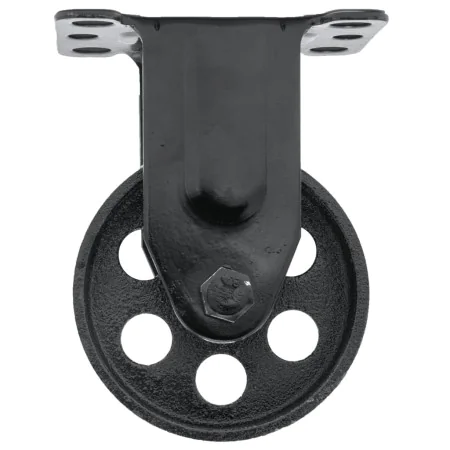 Mac Lean Fixed swivel wheels 4 units black 92 mm by , Material handling - Ref: Foro24-444097, Price: 70,58 €, Discount: %