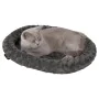 Jack and Vanilla Softy S pet basket gray rosette 55x45x7 cm by , Cat beds - Ref: Foro24-444149, Price: 40,95 €, Discount: %