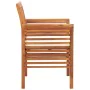 Garden dining chairs 4 units with acacia wood cushions by , Garden chairs - Ref: Foro24-3120450, Price: 398,48 €, Discount: %