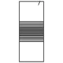 Black transparent ESG glass shower screen 80x195 cm by , Shower walls and screens - Ref: Foro24-152145, Price: 147,27 €, Disc...