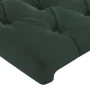 Dark green velvet headboard 183x23x78/88 cm by , Headboards and footboards - Ref: Foro24-3117543, Price: 91,02 €, Discount: %