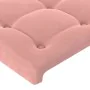 Pink velvet headboard 83x23x78/88 cm by , Headboards and footboards - Ref: Foro24-3117613, Price: 51,63 €, Discount: %