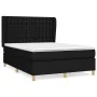 Boxspringbett mit schwarzer Stoffmatratze 140x190 cm von , Betten und Lattenroste - Ref: Foro24-3128839, Preis: 551,83 €, Rab...