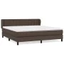 Boxspringbett mit brauner Kunstledermatratze 160x200 cm von , Betten und Lattenroste - Ref: Foro24-3127322, Preis: 497,78 €, ...