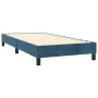 Box spring bed with dark blue velvet mattress 80x200 cm by , Beds and slatted bases - Ref: Foro24-3127701, Price: 286,02 €, D...