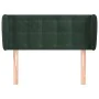 Dark green velvet headboard 93x23x78/88 cm by , Headboards and footboards - Ref: Foro24-3117617, Price: 54,18 €, Discount: %