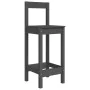 5-piece gray pine wood garden table and high stools set by , Garden sets - Ref: Foro24-3154742, Price: 255,14 €, Discount: %