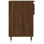 Brown oak plywood shoe cabinet 102x36x60 cm by , Shoe racks and shoe organizers - Ref: Foro24-831363, Price: 45,24 €, Discoun...