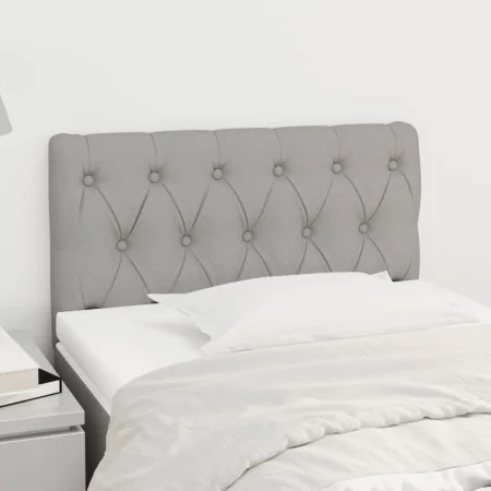 Light gray fabric headboard 80x7x78/88 cm by , Headboards and footboards - Ref: Foro24-346298, Price: 53,22 €, Discount: %