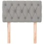 Light gray fabric headboard 80x7x78/88 cm by , Headboards and footboards - Ref: Foro24-346298, Price: 53,22 €, Discount: %