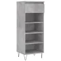 Plywood shoe cabinet in gray concrete wood 40x36x105 cm by , Shoe racks and shoe organizers - Ref: Foro24-831464, Price: 39,7...