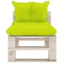 9-piece pallet garden furniture and pine wood cushions by , Garden sets - Ref: Foro24-3066230, Price: 719,51 €, Discount: %