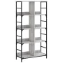 Engineered wood bookshelf in Sonoma grey, 78.5x33x153 cm by , Bookcases and shelves - Ref: Foro24-835257, Price: 78,38 €, Dis...