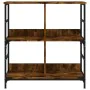 Smoked oak engineered wood shelf 78.5x33x82 cm by , Bookcases and shelves - Ref: Foro24-835246, Price: 50,29 €, Discount: %