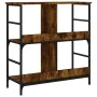 Smoked oak engineered wood shelf 78.5x33x82 cm by , Bookcases and shelves - Ref: Foro24-835246, Price: 50,29 €, Discount: %