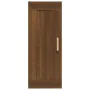 Oak brown engineered wood wall cabinet 35x34x90 cm by , Shelves and shelves - Ref: Foro24-817452, Price: 45,06 €, Discount: %