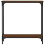 Oak brown engineered wood console table 75x22.5x75 cm by , Side tables - Ref: Foro24-834024, Price: 39,76 €, Discount: %