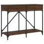 Oak brown engineered wood console table 100x39x78.5 cm by , Side tables - Ref: Foro24-835488, Price: 63,07 €, Discount: %