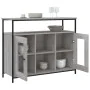 Engineered wood sideboard in Sonoma grey, 100x35x80 cm. by , Sideboards - Ref: Foro24-835507, Price: 109,17 €, Discount: %