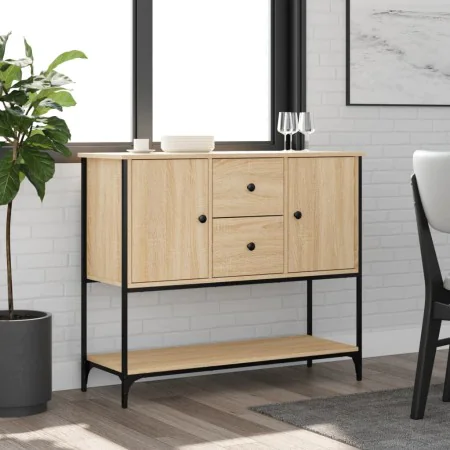 Sonoma Oak Engineered Wood Sideboard 100x36x85 cm by , Sideboards - Ref: Foro24-835555, Price: 108,40 €, Discount: %