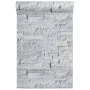 Light gray stone look 3D wall wallpaper by , Painted paper - Ref: Foro24-353393, Price: 20,61 €, Discount: %