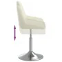 Cream fabric swivel dining chair by , dining chairs - Ref: Foro24-3085129, Price: 71,55 €, Discount: %