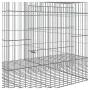 Rabbit cage 6 panels galvanized iron 327x79x54 cm by , Cages and habitats for small animals - Ref: Foro24-171572, Price: 111,...