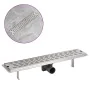 Linear shower drain stainless steel 630x140 mm by vidaXL, Drains - Ref: Foro24-142178, Price: 45,25 €, Discount: %