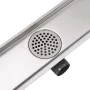 Linear shower drain stainless steel 630x140 mm by vidaXL, Drains - Ref: Foro24-142178, Price: 45,25 €, Discount: %