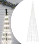 Christmas tree on flagpole 3000 cold white LEDs 800 cm by , Christmas lights - Ref: Foro24-358121, Price: 161,22 €, Discount: %