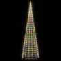 Christmas tree on flagpole 3000 LED colors 800 cm by , Christmas lights - Ref: Foro24-358122, Price: 161,22 €, Discount: %