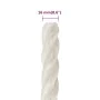 White polypropylene work rope 16 mm 250 m by , Ropes and metal cords - Ref: Foro24-153067, Price: 153,80 €, Discount: %