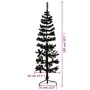 Artificial half Christmas tree with black stand 150 cm by , Christmas trees - Ref: Foro24-344575, Price: 13,19 €, Discount: %