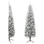 Half narrow artificial Christmas tree with snow 120 cm by , Christmas trees - Ref: Foro24-344604, Price: 30,01 €, Discount: %