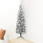 Mitad árbol Navidad artificial estrecho con nieve 120 cm de , Arboles de navidad - Ref: Foro24-344604, Precio: 30,01 €, Descu...