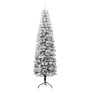 Half narrow artificial Christmas tree with snow 120 cm by , Christmas trees - Ref: Foro24-344604, Price: 30,01 €, Discount: %