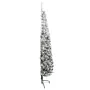 Mitad árbol Navidad artificial estrecho con nieve 120 cm de , Arboles de navidad - Ref: Foro24-344604, Precio: 30,01 €, Descu...