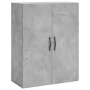 Concrete gray plywood tall sideboard 69.5x34x180 cm by , Sideboards - Ref: Foro24-3198061, Price: 151,65 €, Discount: %