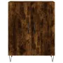 Tall smoked oak plywood sideboard 69.5x34x180 cm by , Sideboards - Ref: Foro24-3198374, Price: 148,89 €, Discount: %