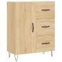 High oak-colored plywood sideboard 69.5x34x180 cm by , Sideboards - Ref: Foro24-3198500, Price: 168,77 €, Discount: %