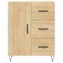 High oak-colored plywood sideboard 69.5x34x180 cm by , Sideboards - Ref: Foro24-3198500, Price: 168,77 €, Discount: %